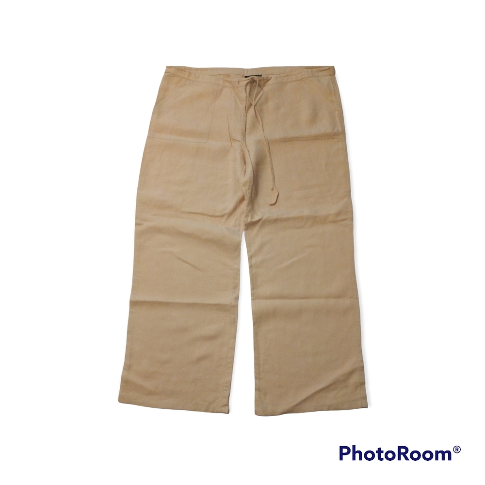 Venus Linen Drawstring Pants Large